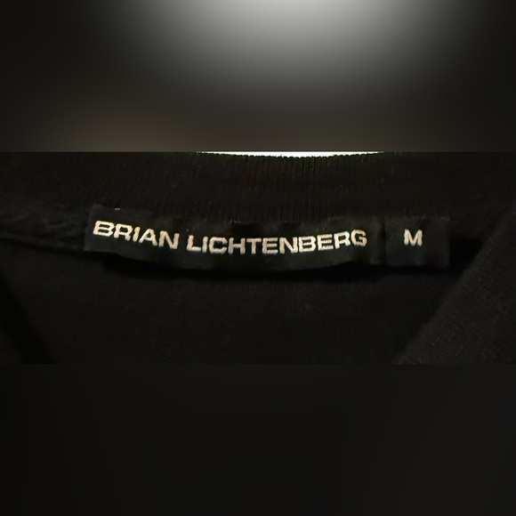 Brian Litchtenberg Medusa Nirvana Design Black Sweat Shirt Men's Size Medium - Picture 3 of 3